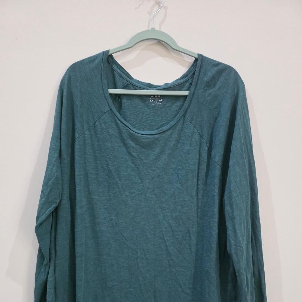 Old-navy Men's Blue and Green Shirt